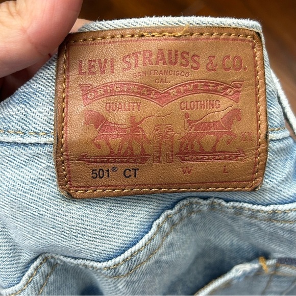 Women’s 501 CT denim jeans - Picture 3 of 8